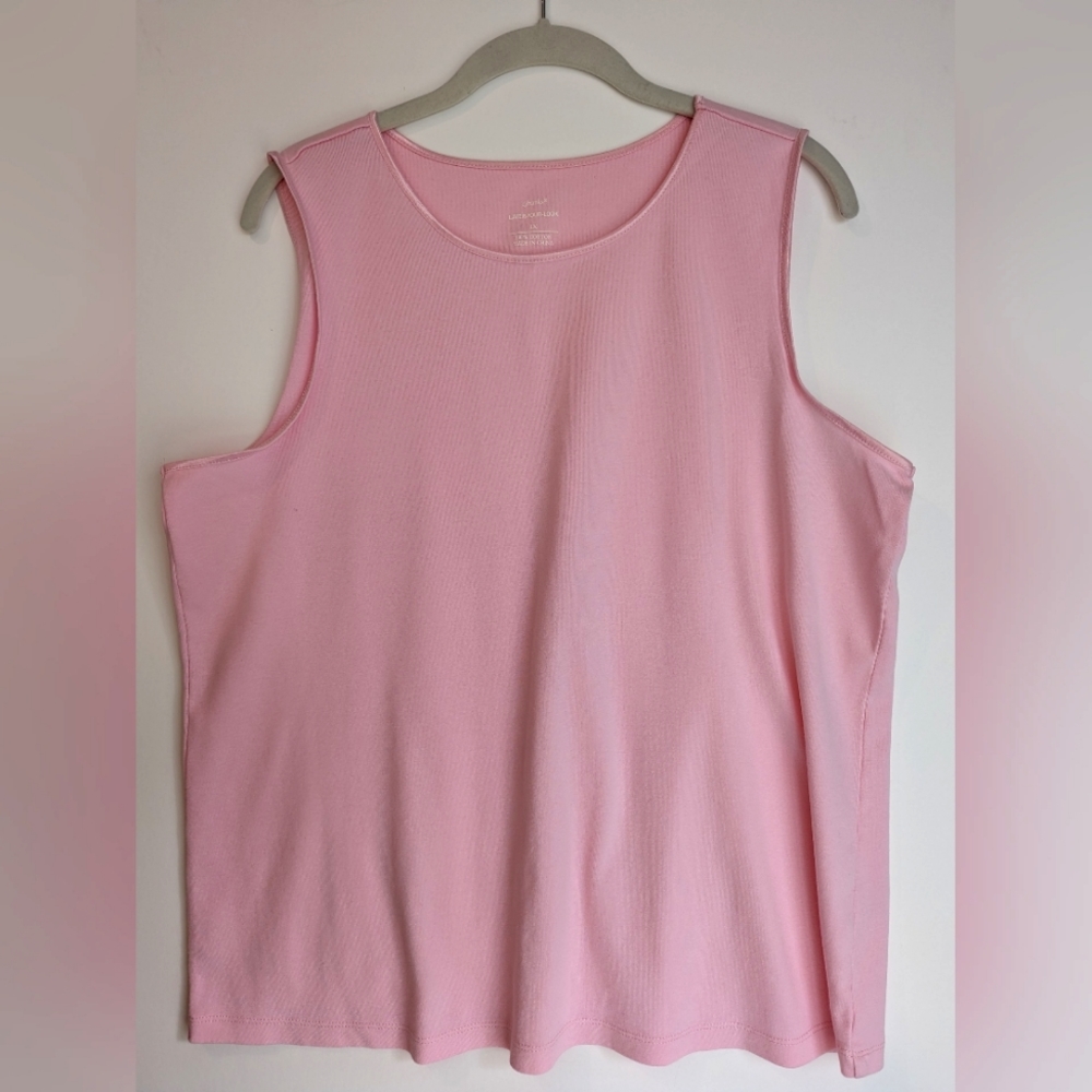 CJ Banks Pink Tank Top  Size 1X